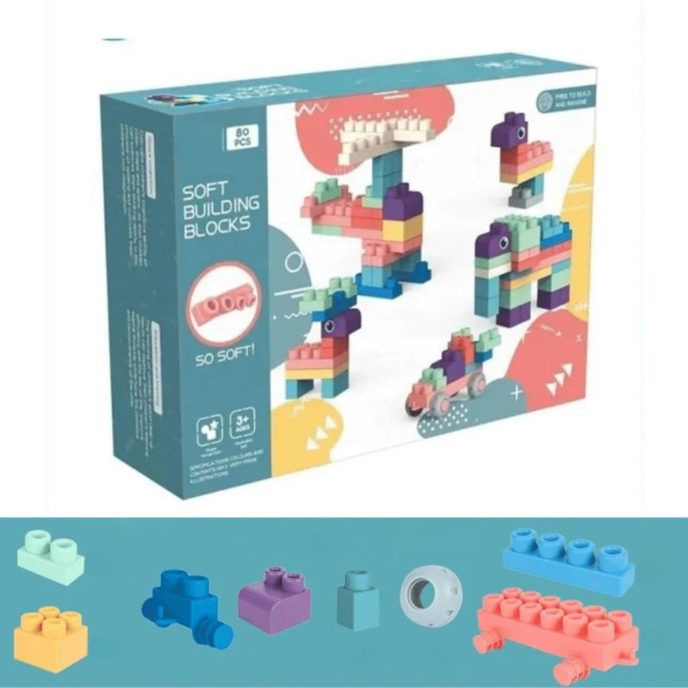 BendiBlocks – Soft stackable building blocks with fun shapes for safe creative play 3