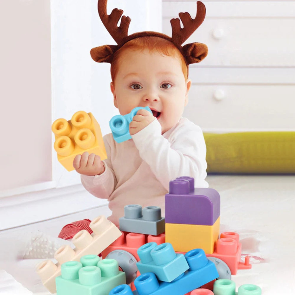 BendiBlocks – Soft stackable building blocks with fun shapes for safe creative play 5