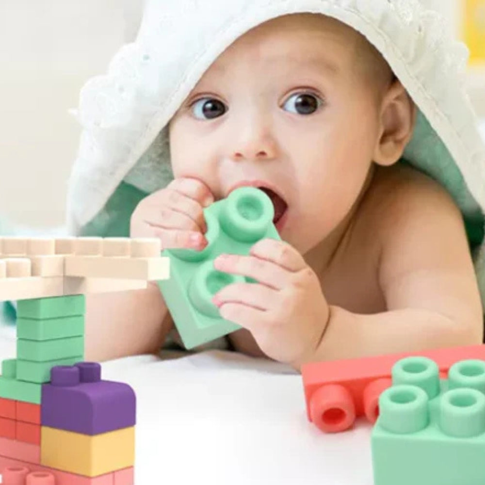 BendiBlocks – Soft stackable building blocks with fun shapes for safe creative play 6