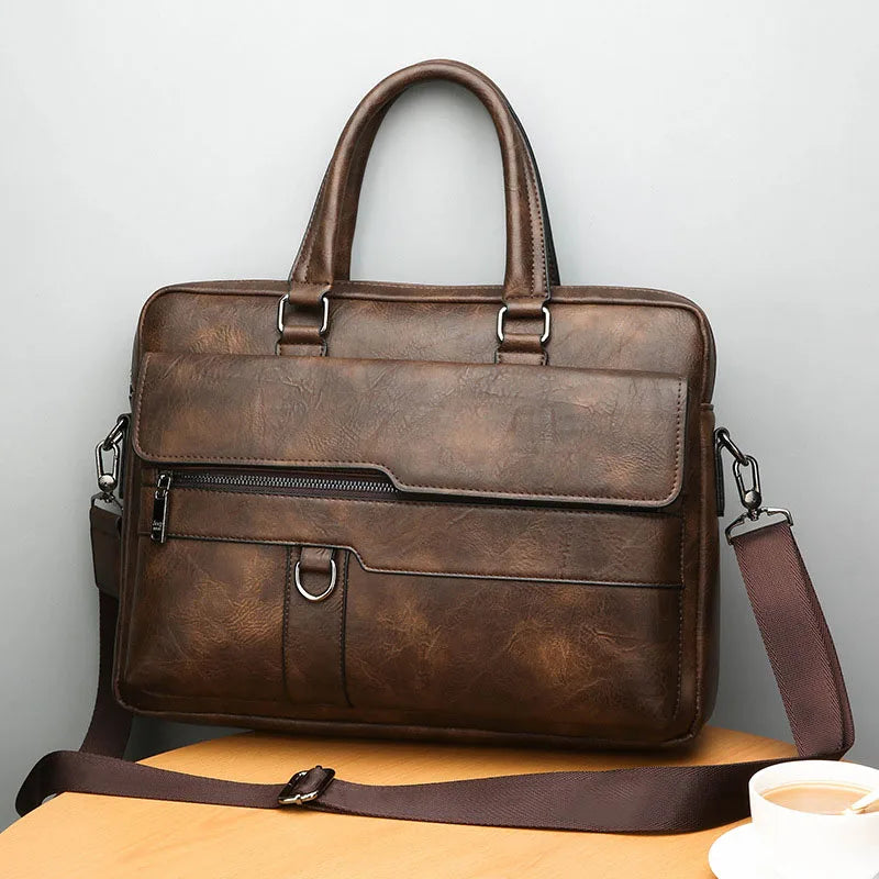 Benedictus | Elegant Durable Leather Men's Shoulder Bag for Everyday Use 1