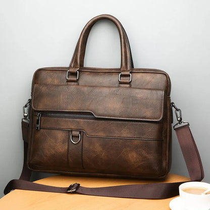 Benedictus | Elegant Durable Leather Men's Shoulder Bag for Everyday Use 1