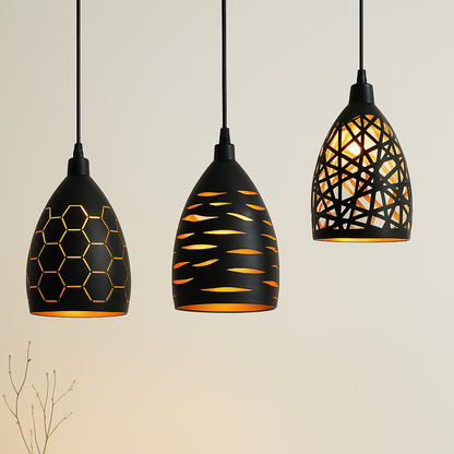 Stylish Open Design Metal Pendant Lamp