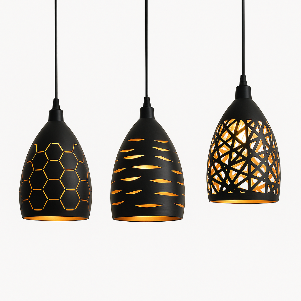 Stylish Open Design Metal Pendant Lamp