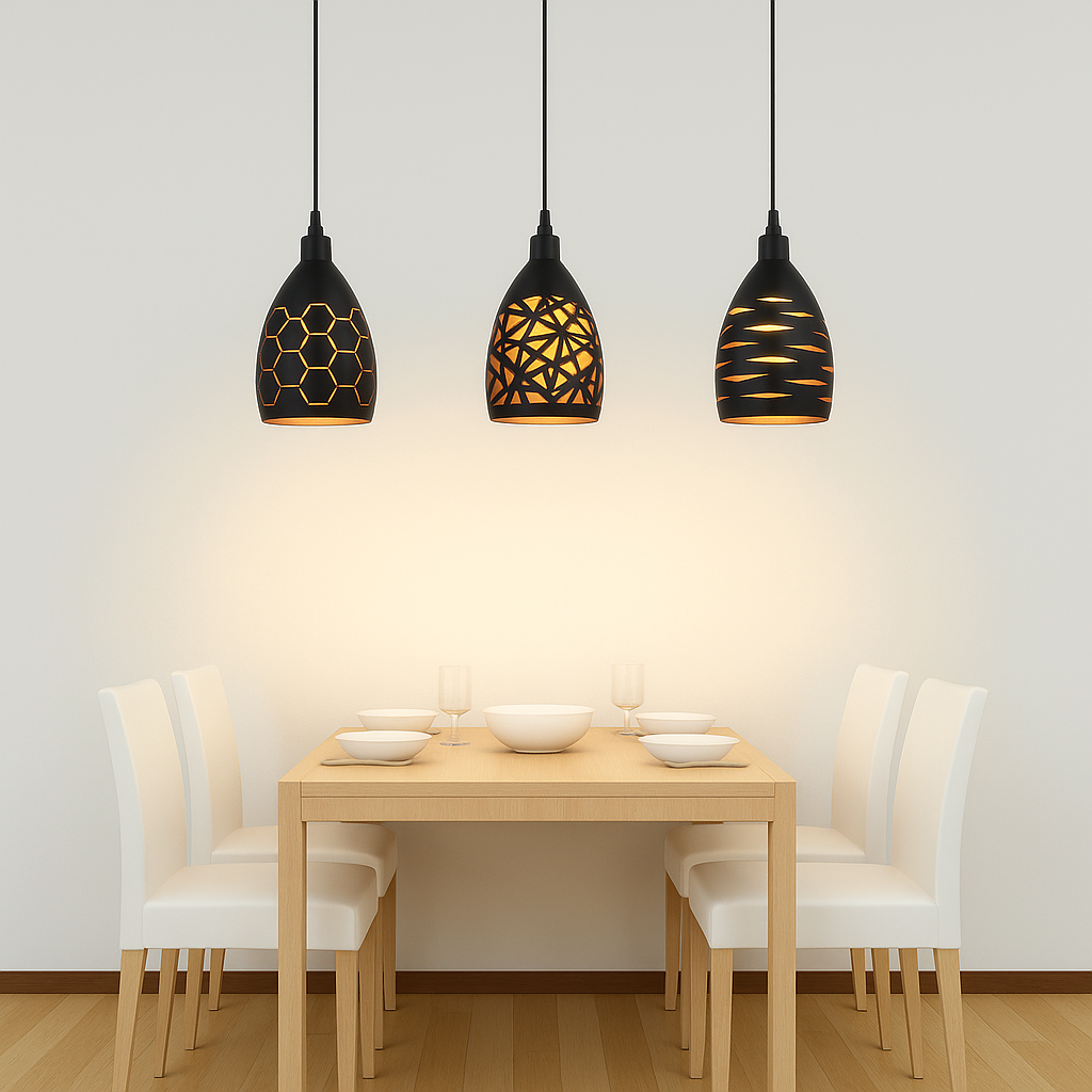 Stylish Open Design Metal Pendant Lamp