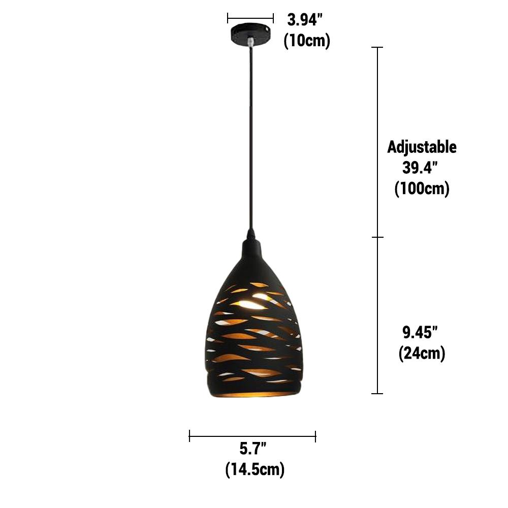 Stylish Open Design Metal Pendant Lamp