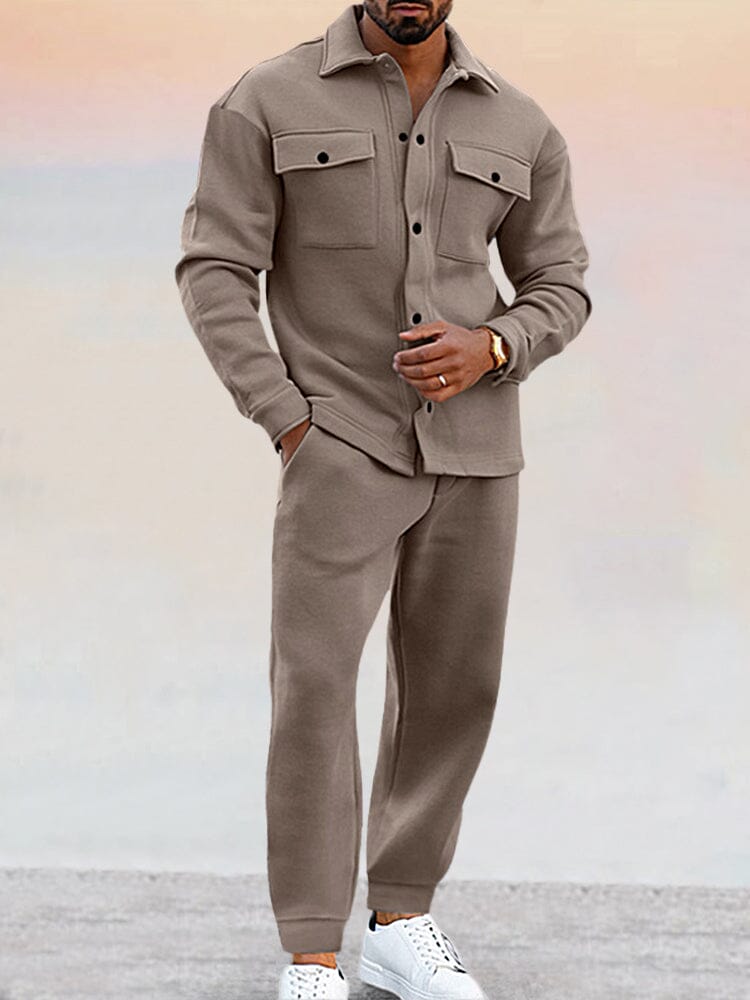 Slim Fit Men's Athletic Tracksuit - Lusomart
