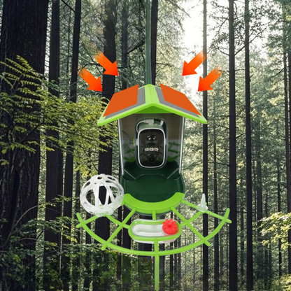 Wireless Outdoor Bird Feeder Cam HD WiFi Monitor