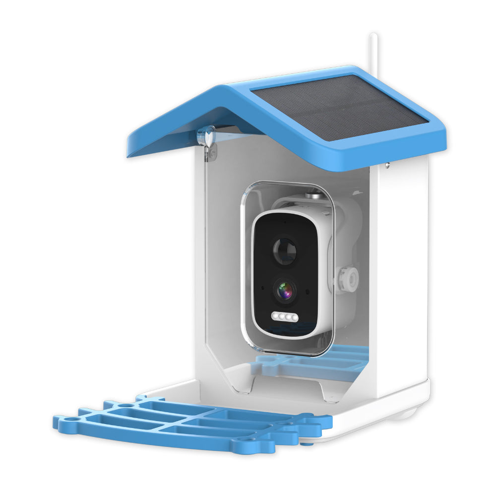 Wireless Outdoor Solar Powered Security Camera Bird Feeder