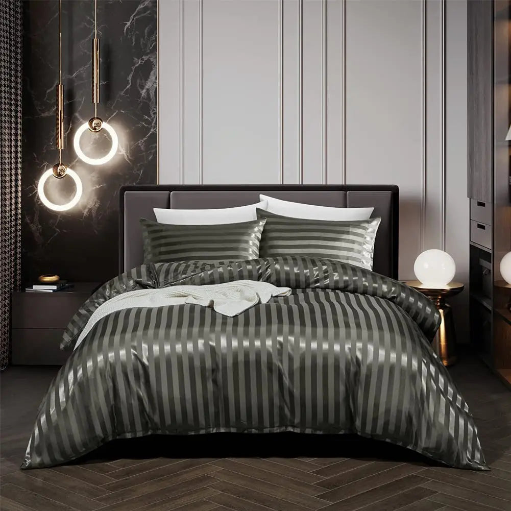Luxurious Soft Satin Bed Sheet Set - Lusomart
