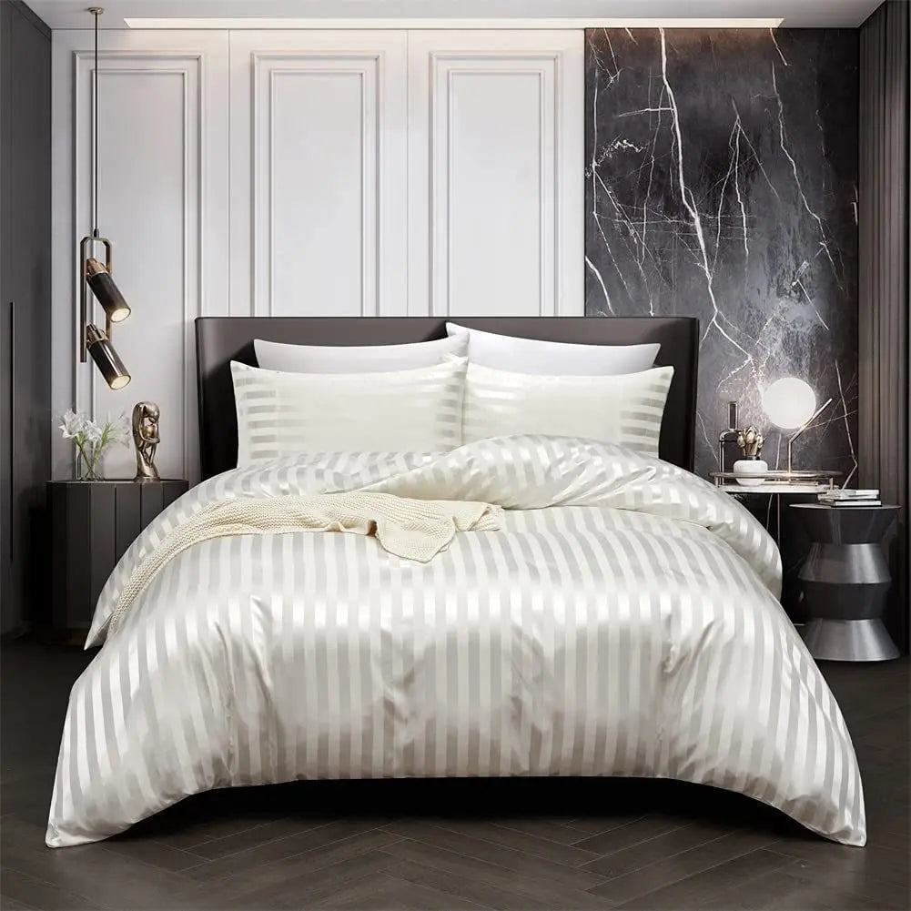 Luxurious Soft Satin Bed Sheet Set