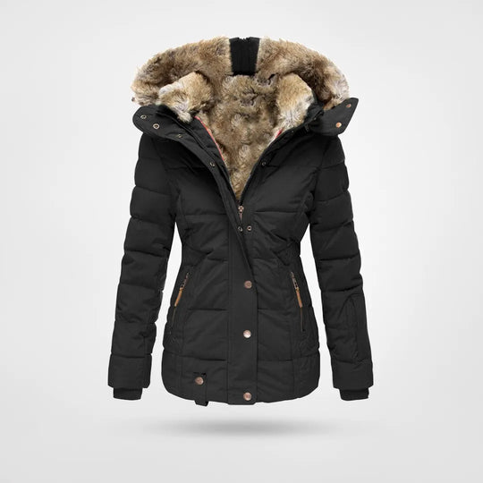 Cold Weather Insulated Snow Jacket with Hood - Lusomart