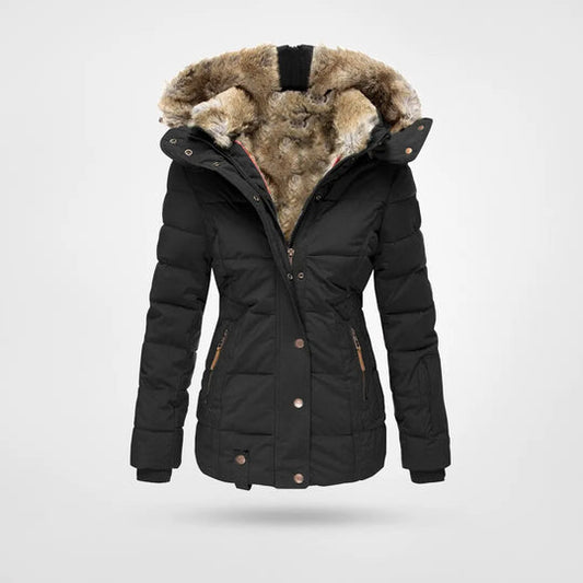 Cold Weather Insulated Snow Jacket with Hood - Lusomart