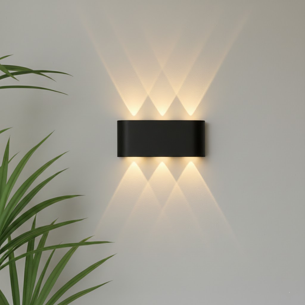 Simple LED Outdoor Indoor Sconce Light Fixture