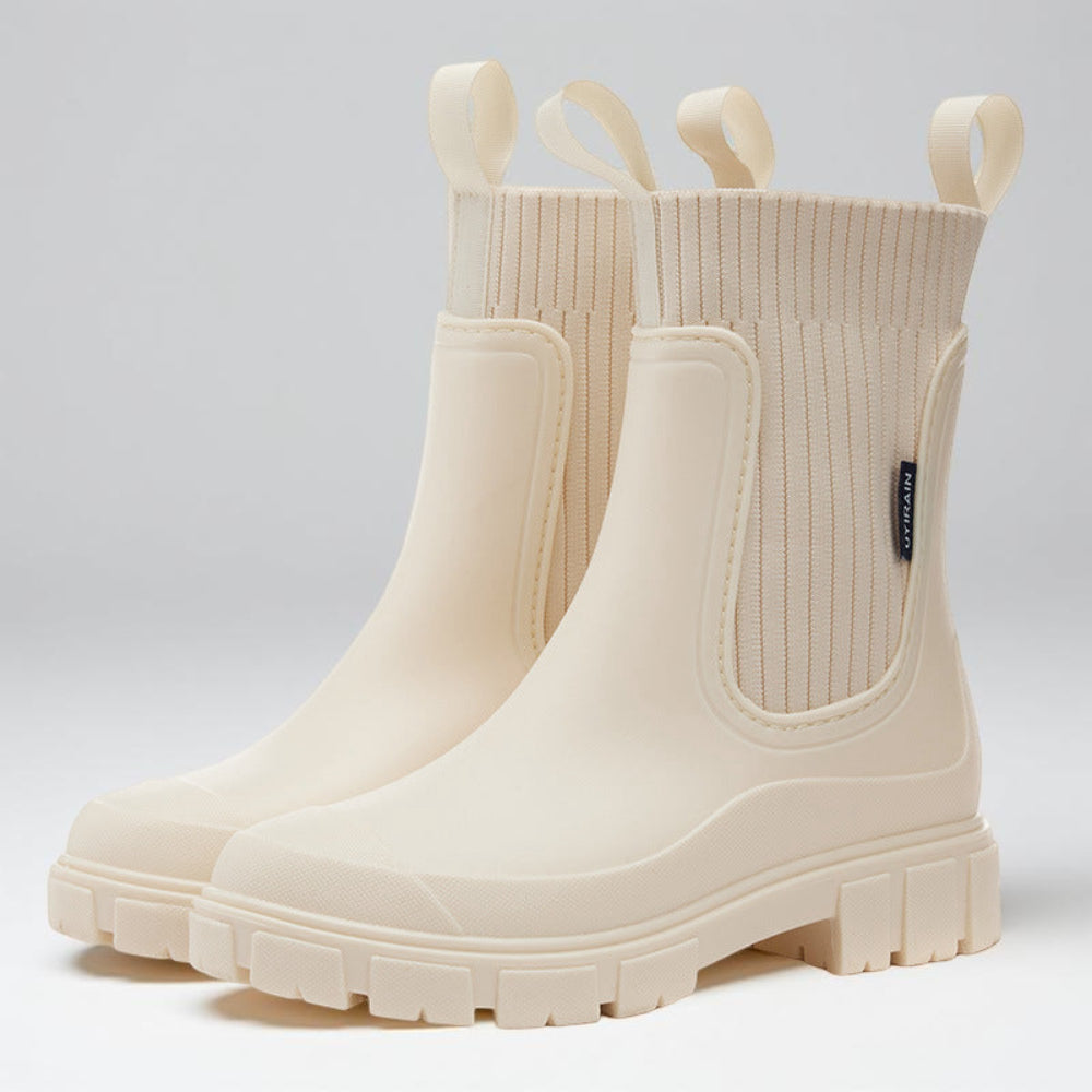 Ladies Ankle Boots with Good Grip Outdoor Chelsea Style - Lusomart