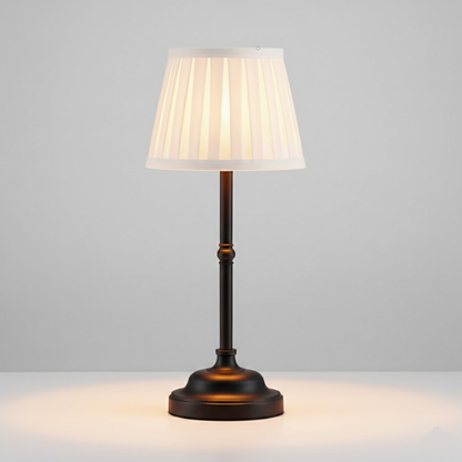 Portable Battery LED Desk Light Brass Finish