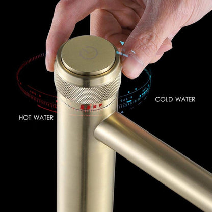 Stylish One Handle Bathroom Faucet for Hot Cold Water