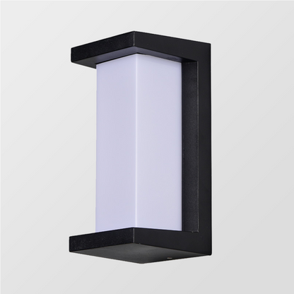 Contemporary Black Outside Wall Lamp - Lusomart
