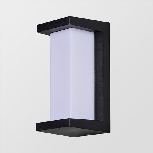 Contemporary Black Outside Wall Lamp - Lusomart