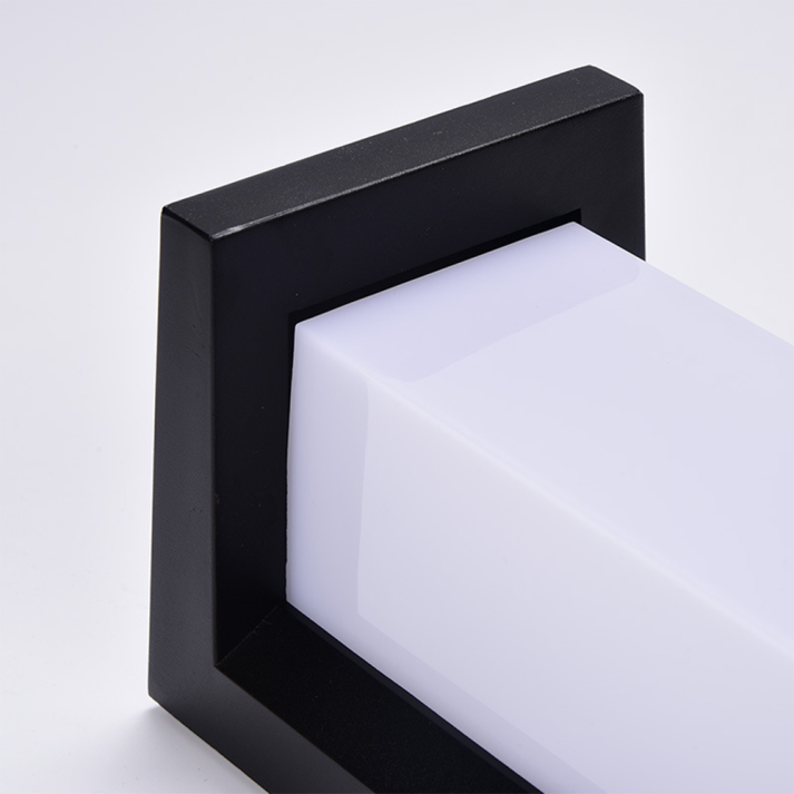 Contemporary Black Outside Wall Lamp