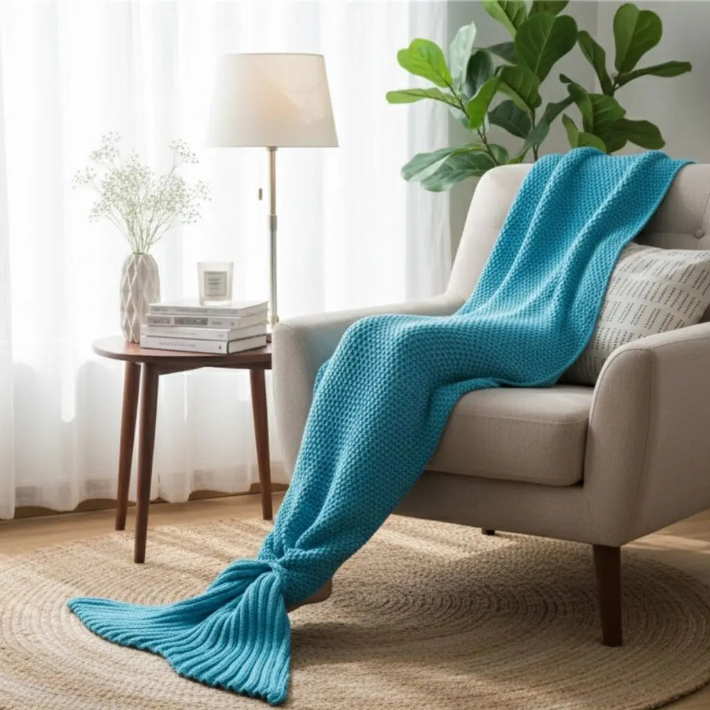 Colorful Ocean Mermaid Blanket - Lusomart