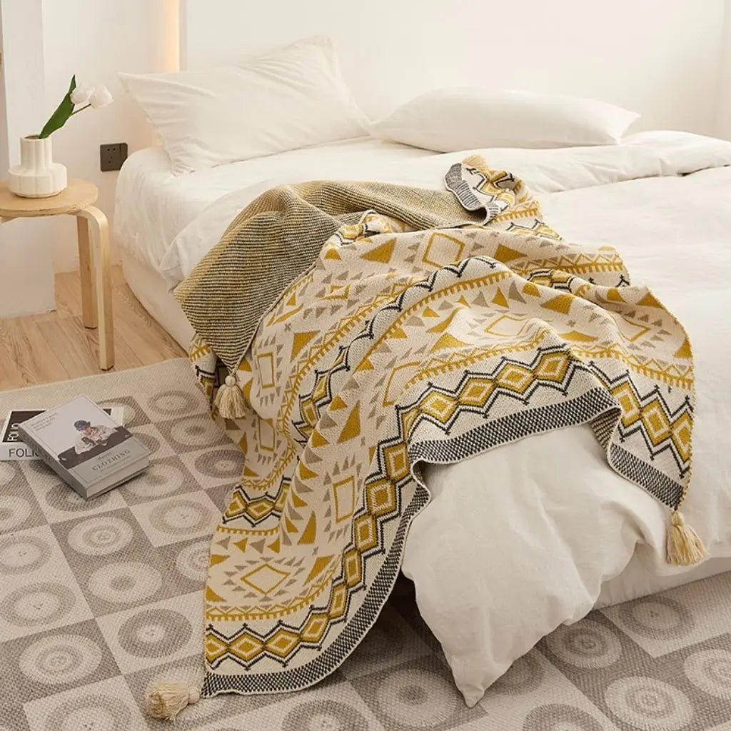 Chic Fringe Soft Throw Blanket - Lusomart