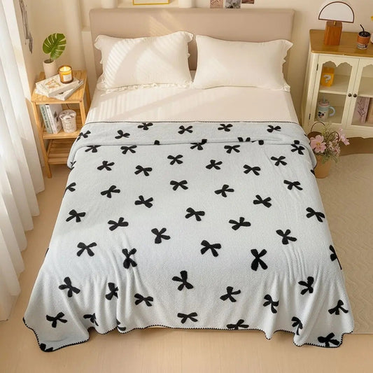 Plush Pink Soft Throw Blanket - Lusomart