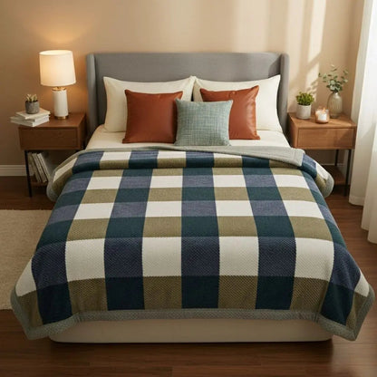 Plush Coral Fleece Throw Blanket - Lusomart
