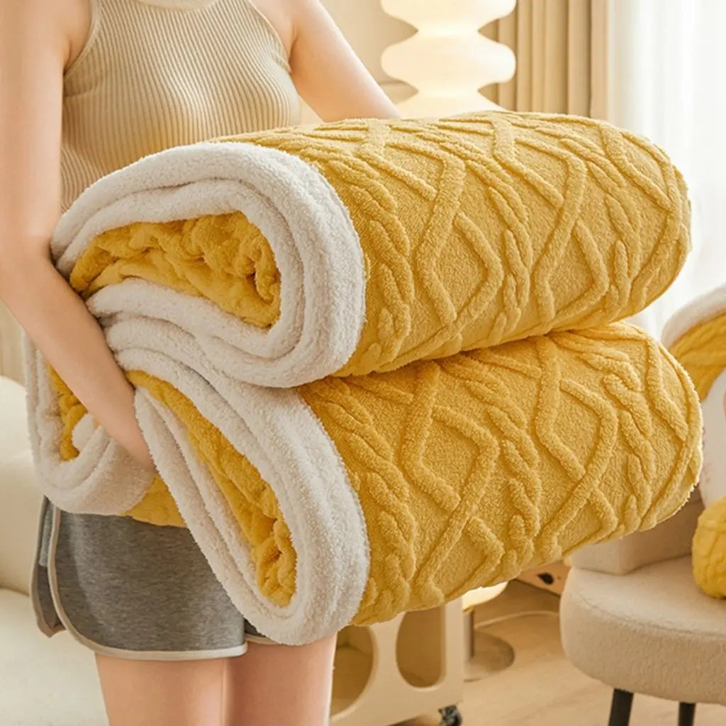 Multi size polyester blanket available in various dimensions for any space