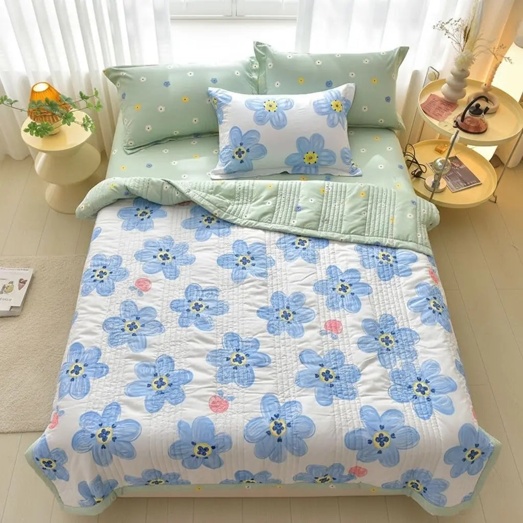 Cozy Lightweight Airy Cotton Quilts - Lusomart