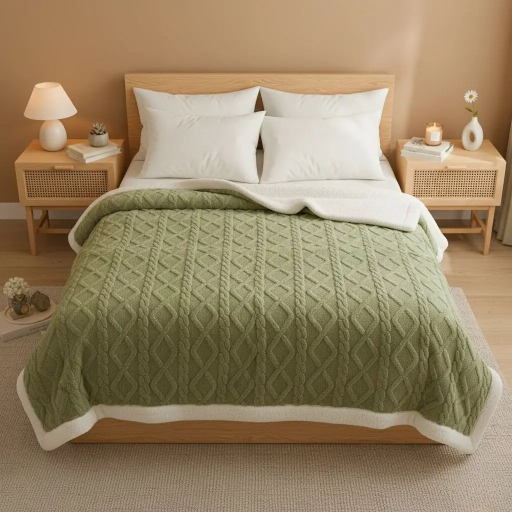 Soft Cozy Thick Fleece Throw Blanket - Lusomart