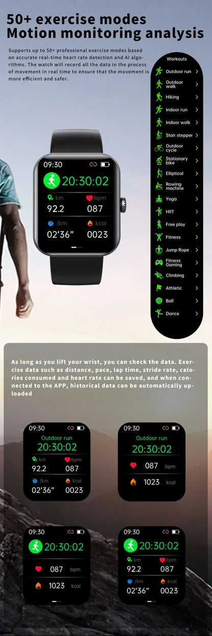 EasyTouch Wireless Glucose Tracker with Heart Rate Monitor
