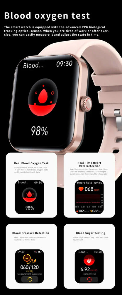 EasyTouch Wireless Glucose Tracker with Heart Rate Monitor