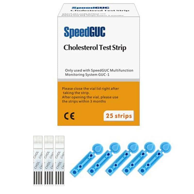 Accurate 3in1 Diabetes Test Kit with Lancets and Strips - Lusomart