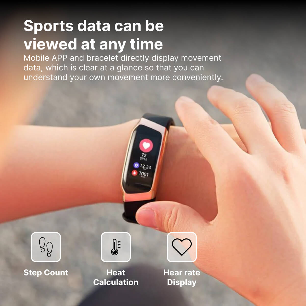 Fitness Tracker Watch with Blood Pressure Monitor