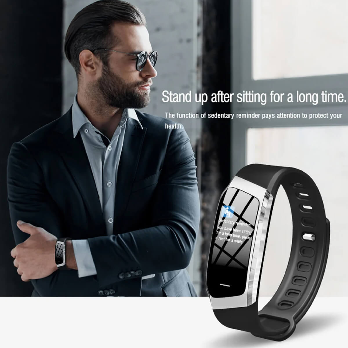 Fitness Tracker Watch with Blood Pressure Monitor