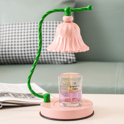 BloomAura – Charming Pink Glass Table Lamp 5