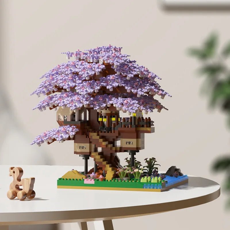 BlossomCraft | Enchanting Creative Microblock Treehouse Set for Girls 4