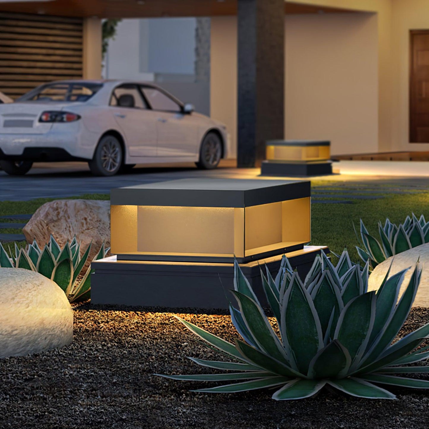 Bright Outdoor Solar Garden Lamp