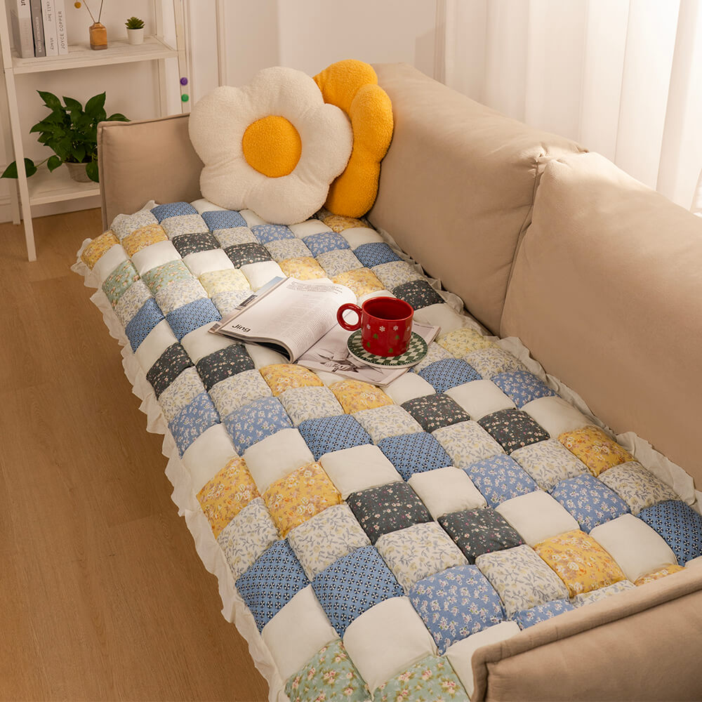 Durable Plaid Pet Furniture Protector Sofa Cover