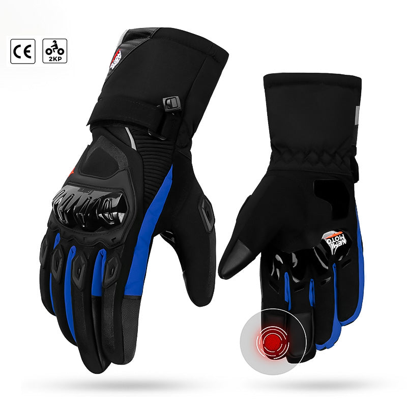 Warm Waterproof Motorcycle Gloves for Cold Weather