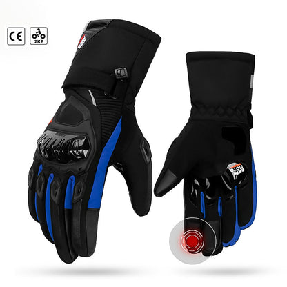 Warm Waterproof Motorcycle Gloves for Cold Weather