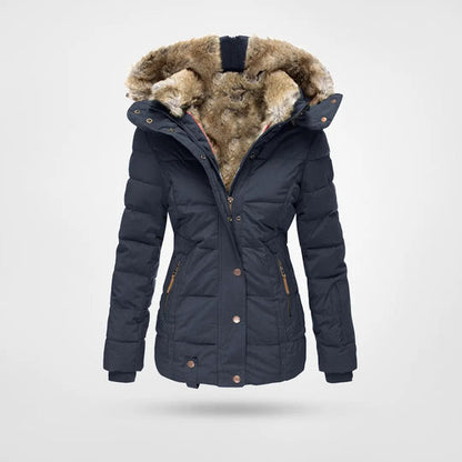 Cold Weather Insulated Snow Jacket with Hood
