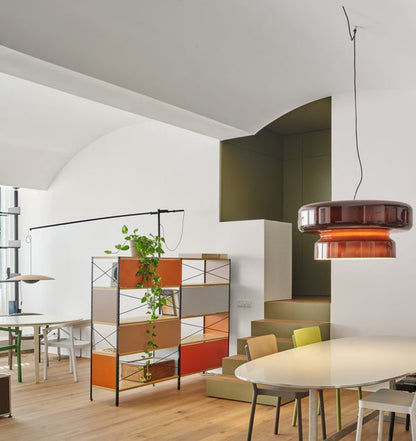 Unique Glass Pendant Light with Natural Shape