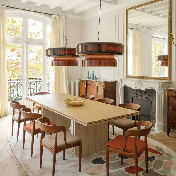 Unique Glass Pendant Light with Natural Shape - Lusomart
