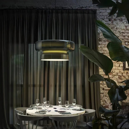 Unique Glass Pendant Light with Natural Shape