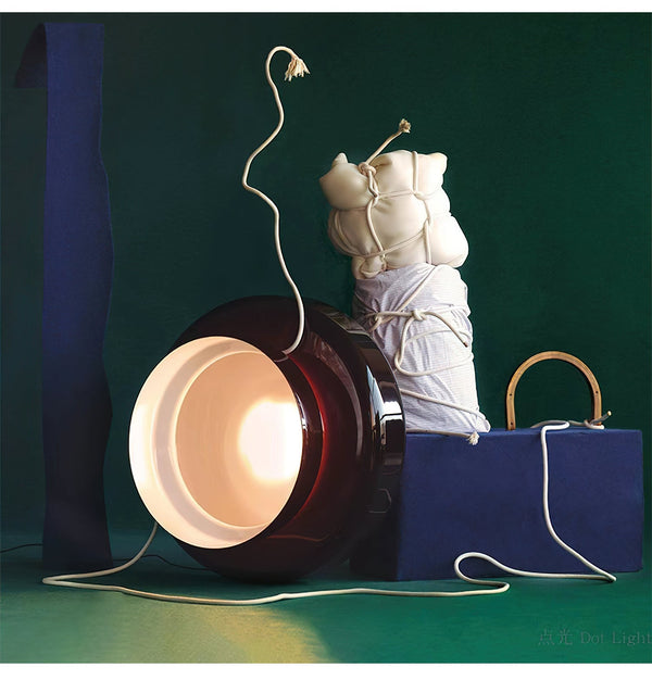 Unique Glass Pendant Light with Natural Shape