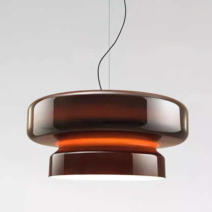 Unique Glass Pendant Light with Natural Shape