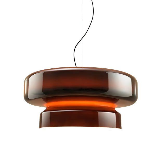 Unique Glass Pendant Light with Natural Shape