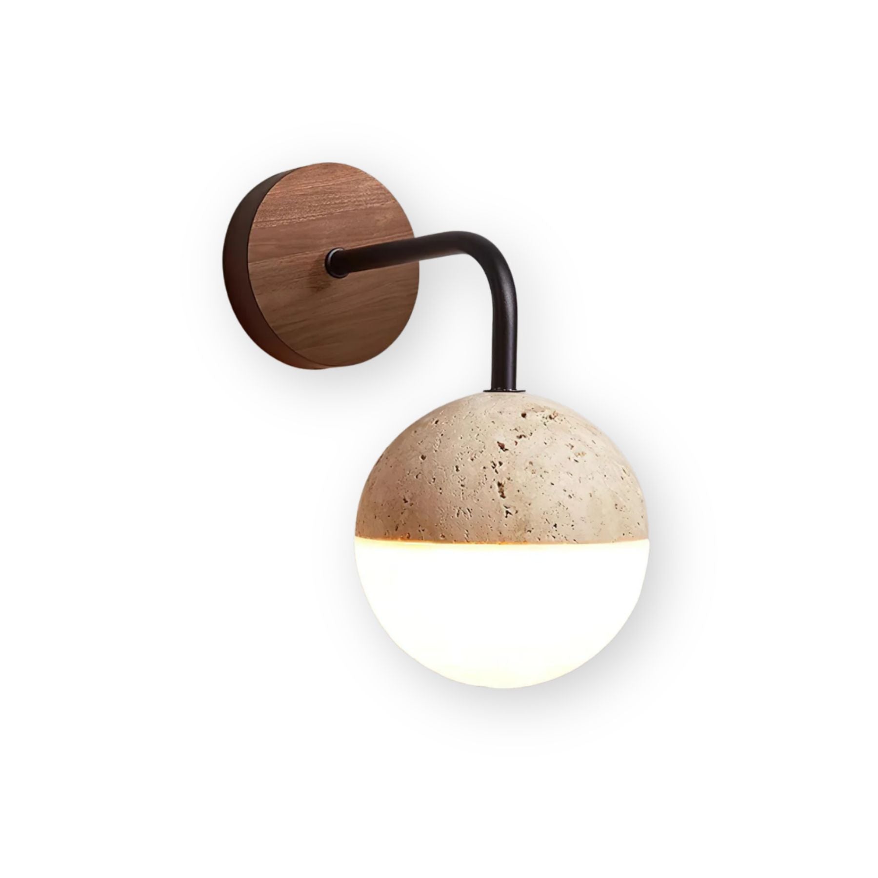 Simple Stone Wall Light with Sleek Design - Lusomart