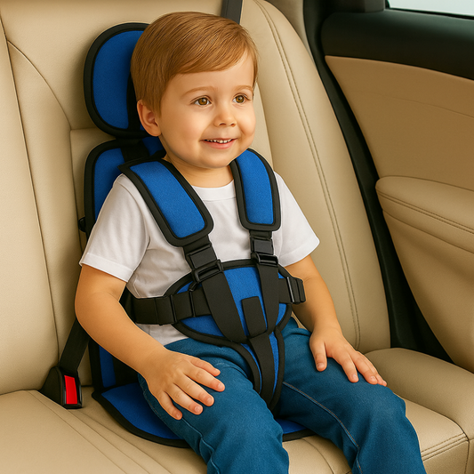 Lightweight Kids Travel Booster Car Seat Compact Harness - Lusomart